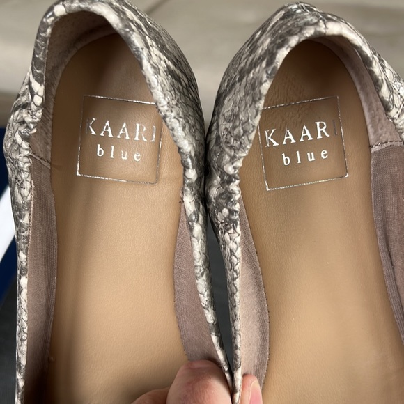 Kaari Blue Jessica Flats size 7.5 Medium - Picture 4 of 12